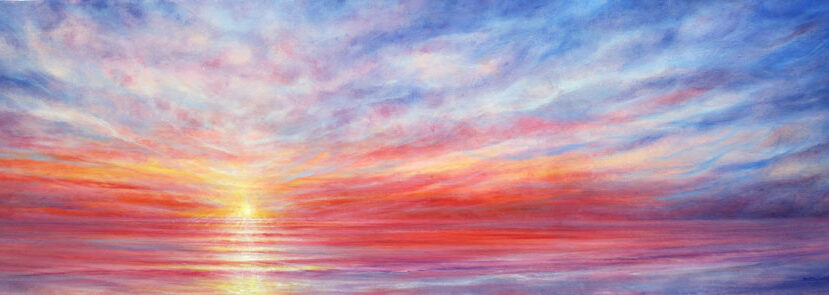 sunset paintings sunset sonata