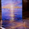 Harbour Sunset art card