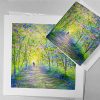 woodland walking giclee prints for sale