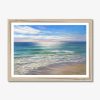 The Peaceful Shore giclee print, an example frame, the print is sold unframed