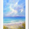 Our Beach Walk Giclee Print, please note this is an example frame, the print is sold unframed