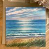 To The Beach art card