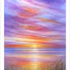 sunset art print Summer Sunset by Stella Dunkley