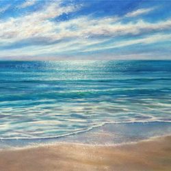 seascape painting for sale the serene shore